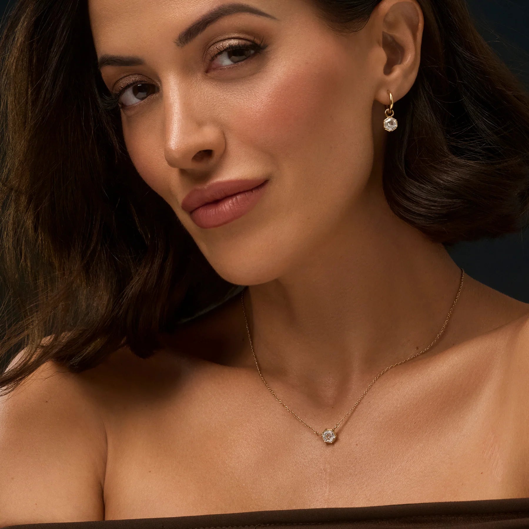 Boucles dormeuses Octavia - Argent