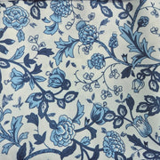 Nappe Amalfi 54" x 72" - Fleurie blanche et bleue