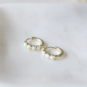 Boucles d'oreilles Opal kiss - Or