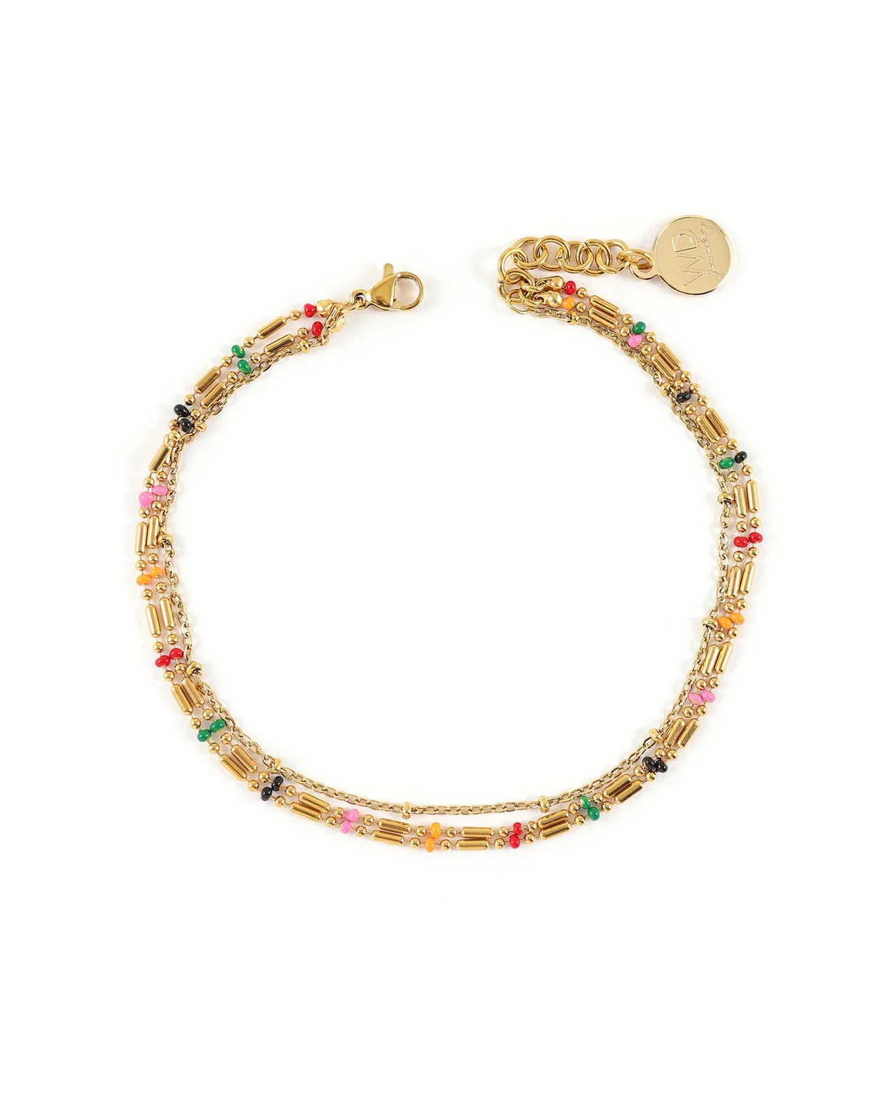 Bracelet de cheville Pebble - Or