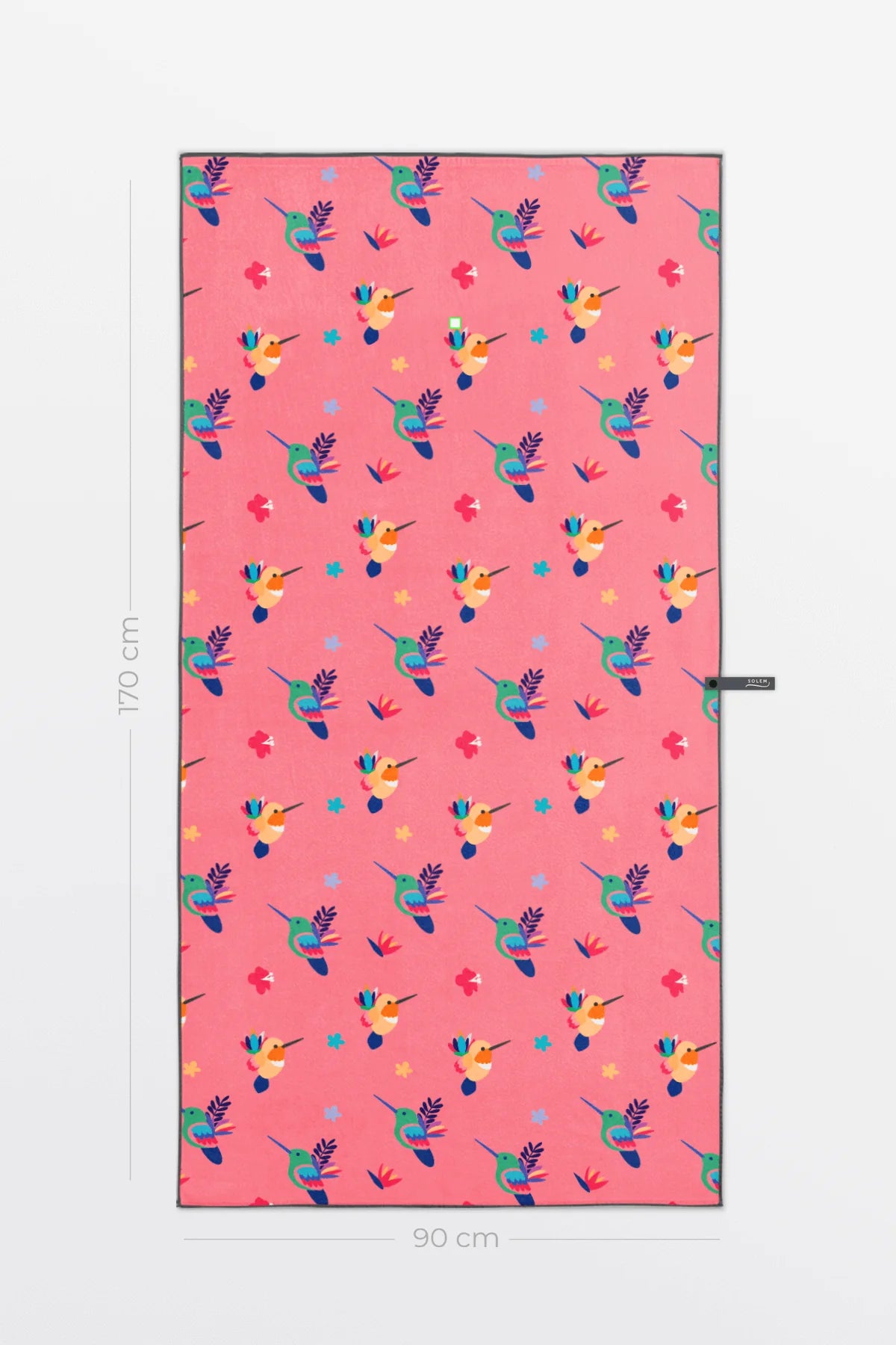 Serviette de plage en microfibre XL - Oiseaux du paradis