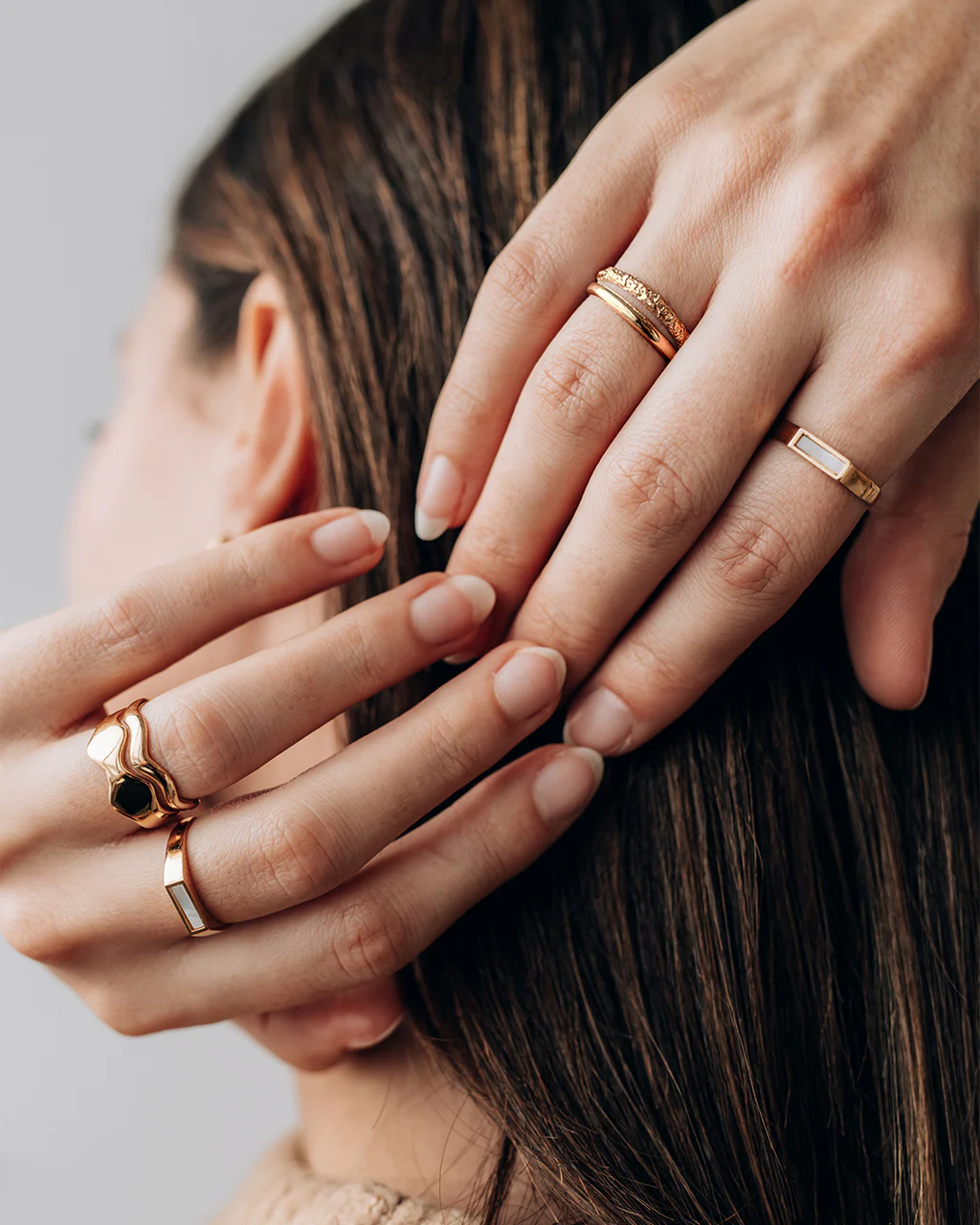 Bague Dopio - Or Vermeil