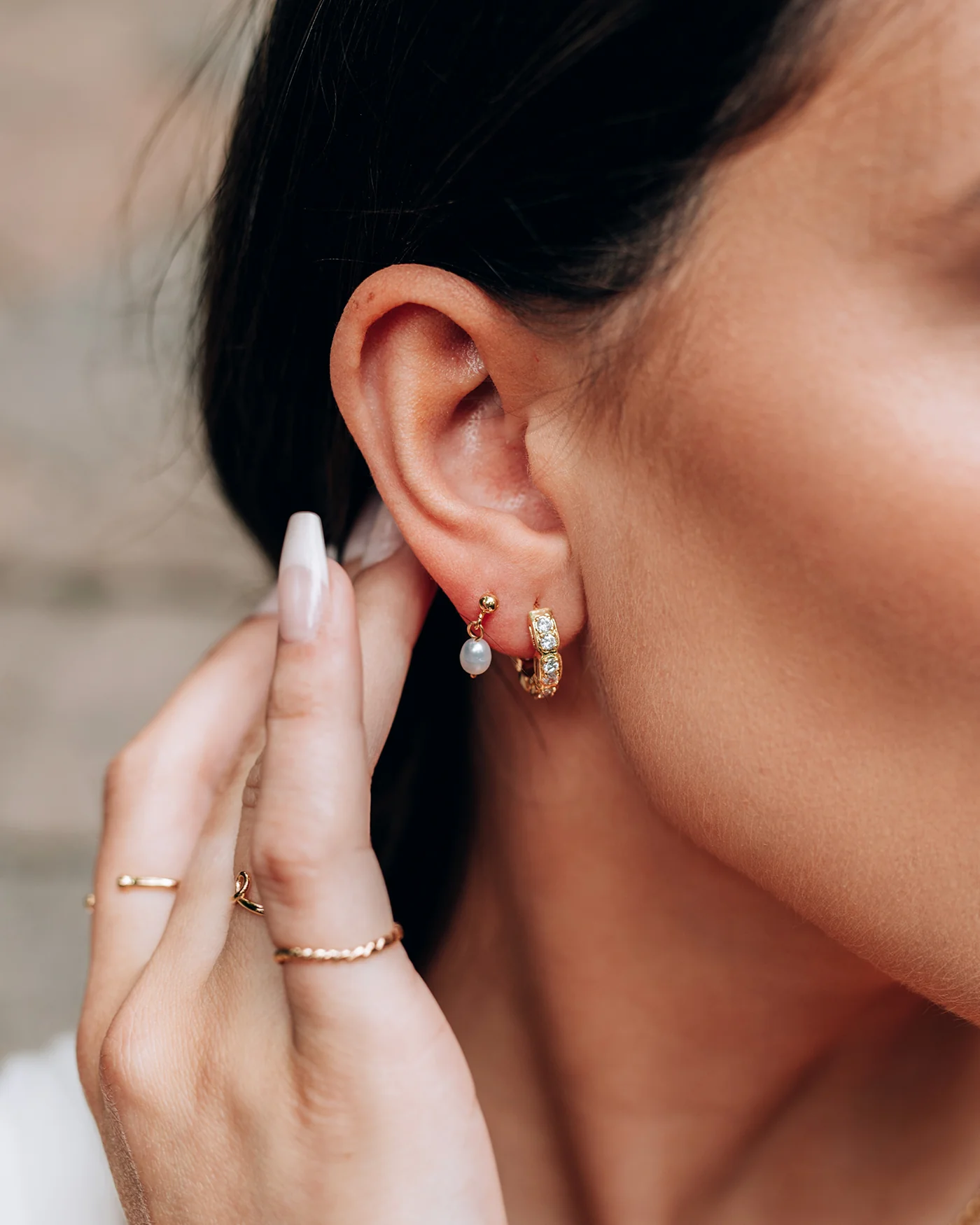 Boucles d'oreilles Cruz - Or