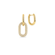 Boucles dormeuses Constance - Or