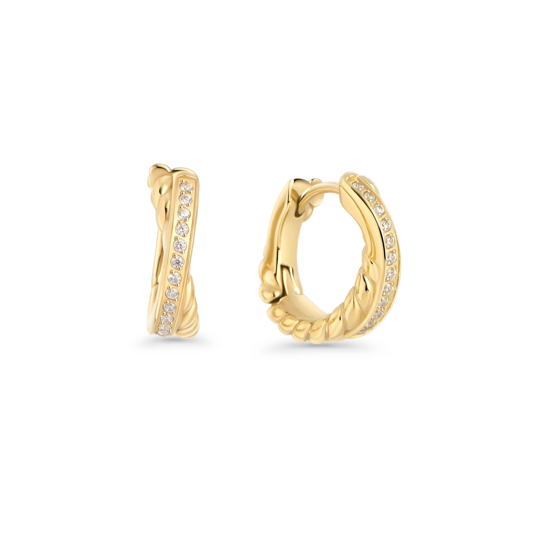 Boucles dormeuses Claire - Or