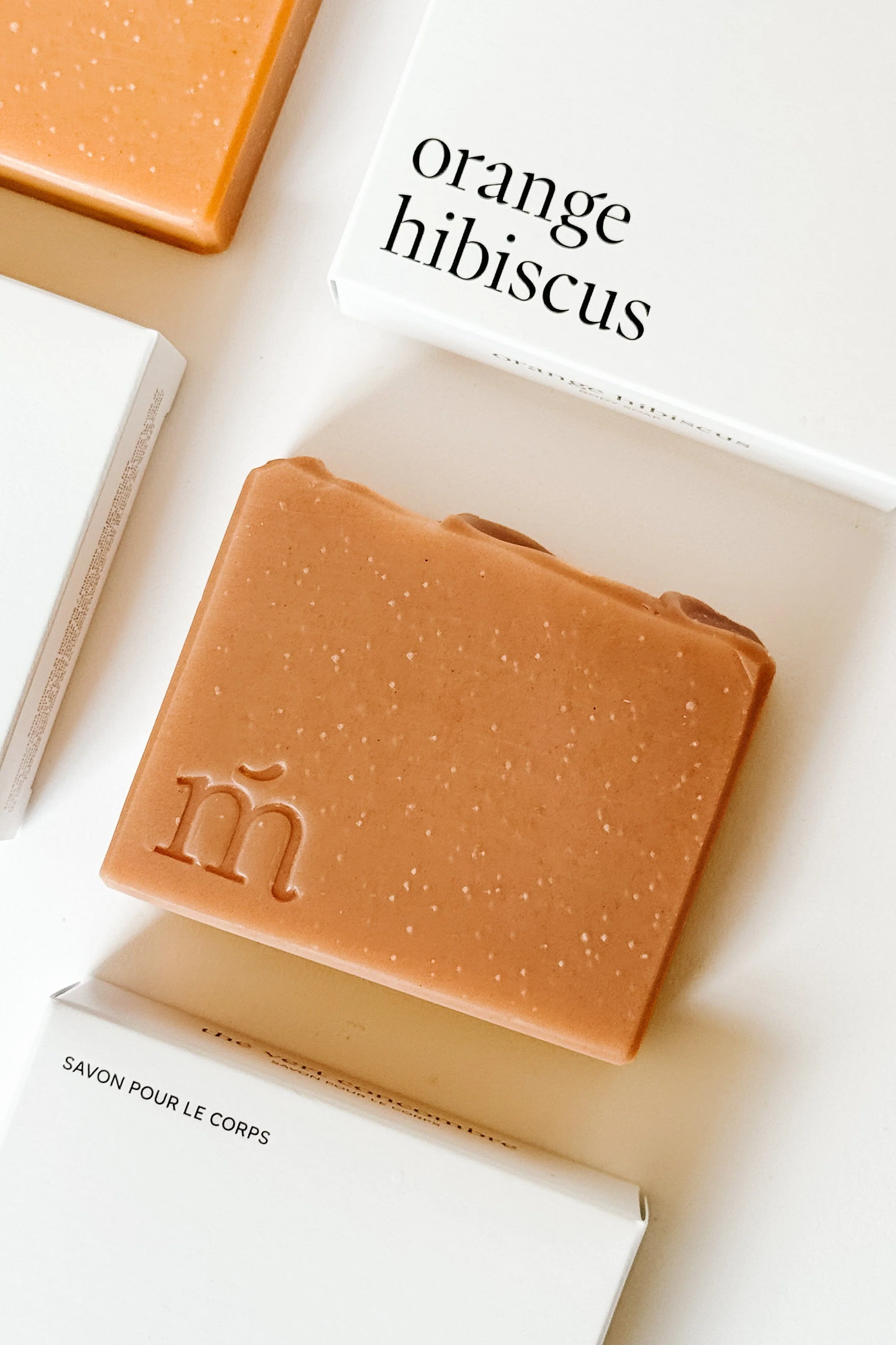 Savon en barre - Orange hibiscus