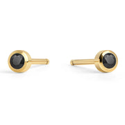 Boucles fixes Jupiter - Or et noir