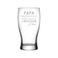 Verre à bière (20 oz) - Papa, simplement pour te dire que tu es le meilleur