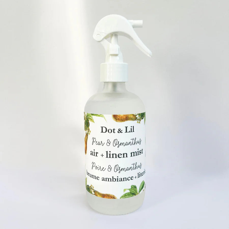 Brûme d'ambiance et de literie - Poire et osmanthus