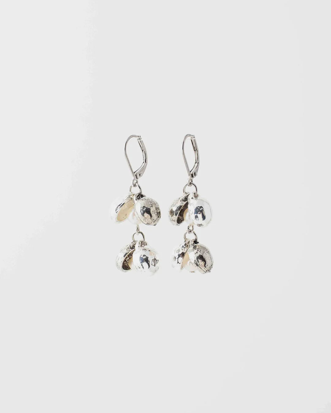 Boucles d'oreilles Pérelle - Argent
