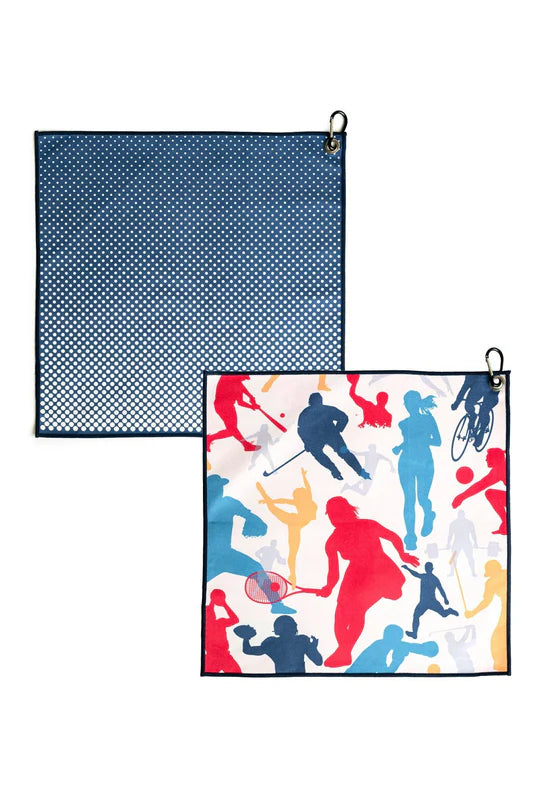 Petites serviettes multisport en microfibre (Lot de 2) - L'indispensable