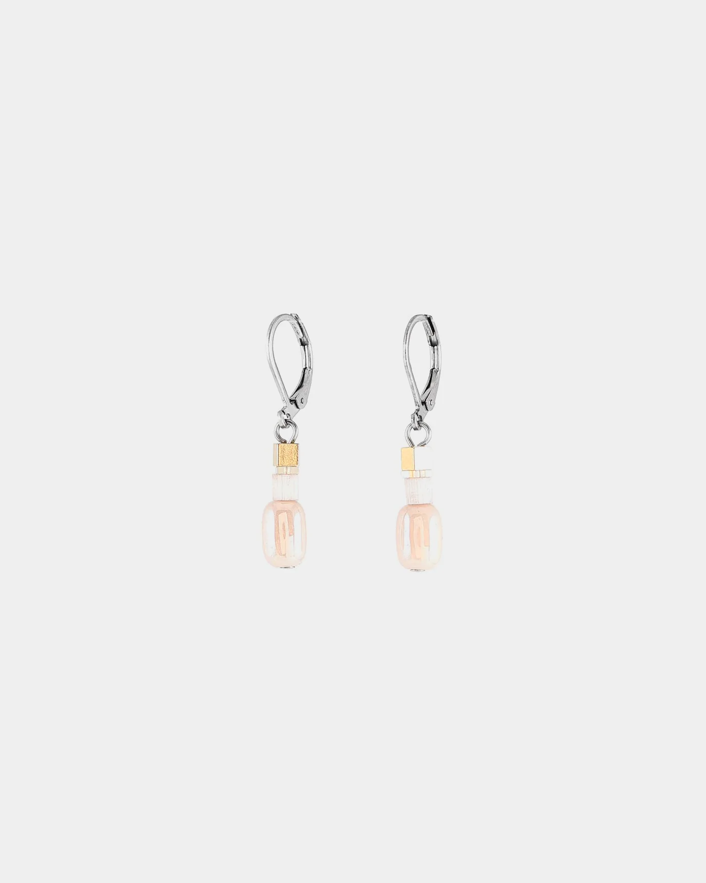 Boucles d'oreilles Clarina - Deux Tons - Pivoine
