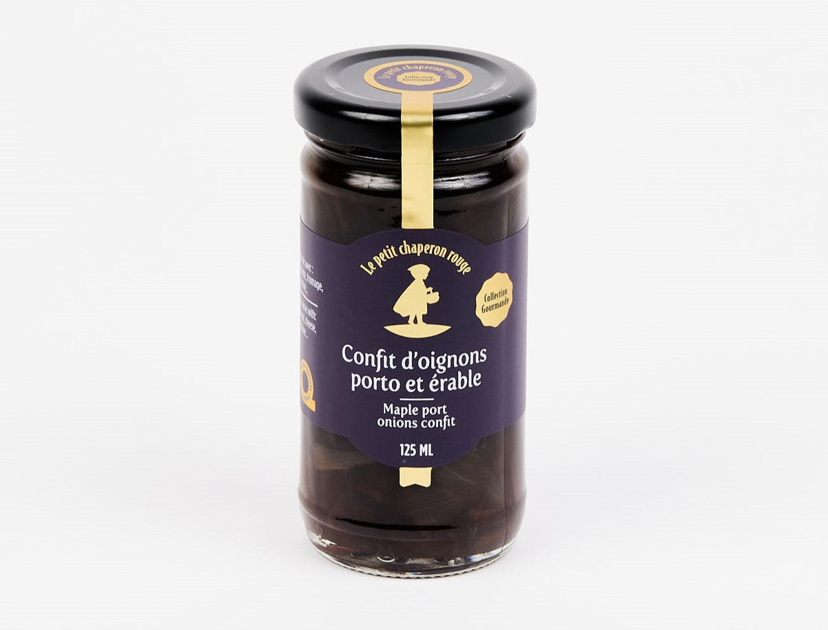Confit d'oignons porto et érable
