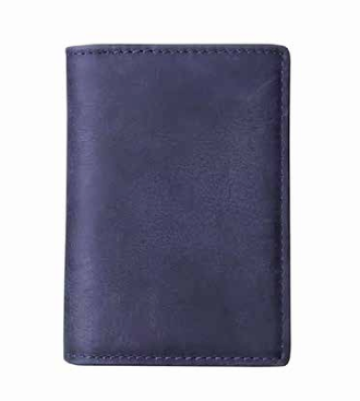 Pochette à cartes de crédit - Bleu nuit