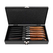 6 couteaux à steak - Rosewood
