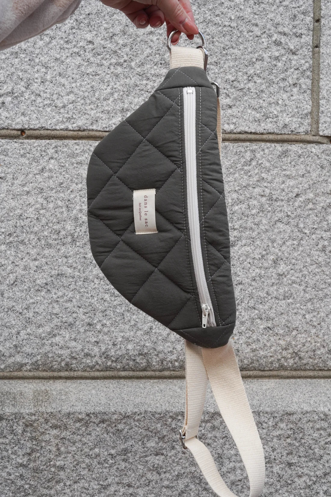 Sac Banane Matelassé - Kaki