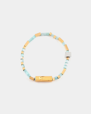 Bracelet Eulima - Deux tons - Sarcelle