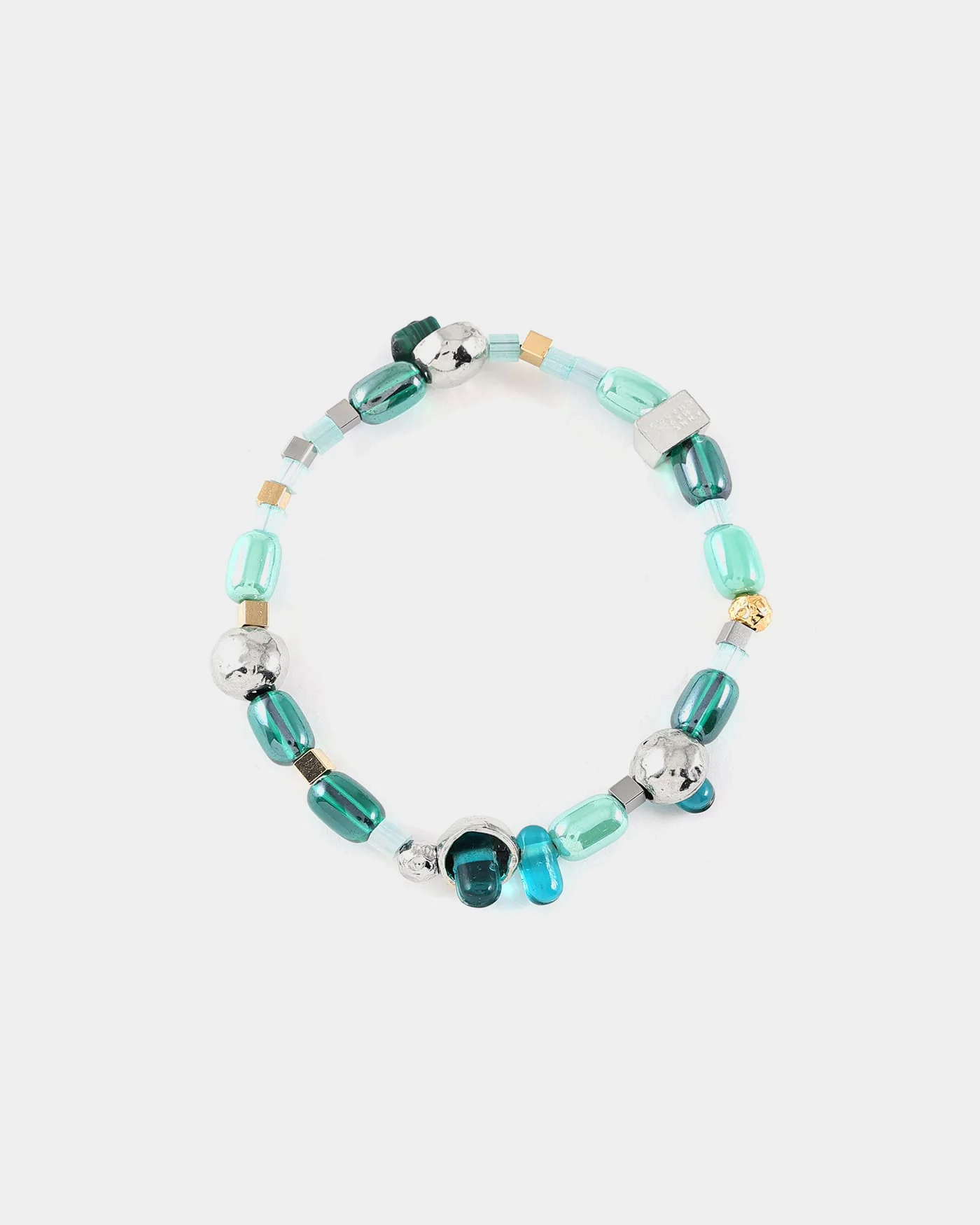 Bracelet Aluvi - Deux tons - Sarcelle