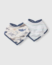 Ensemble de bavoirs bandana - Requins