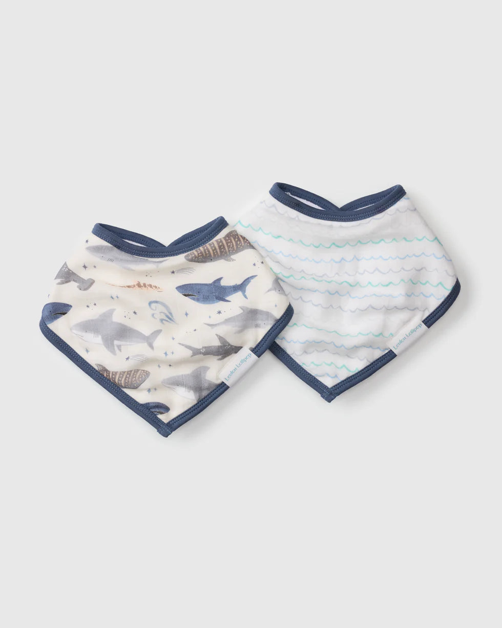 Ensemble de bavoirs bandana - Requins