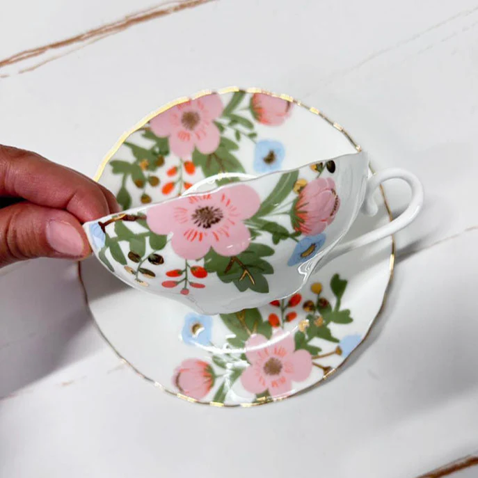 Chandelle en tasse - Fleur de mimosa et nectarine