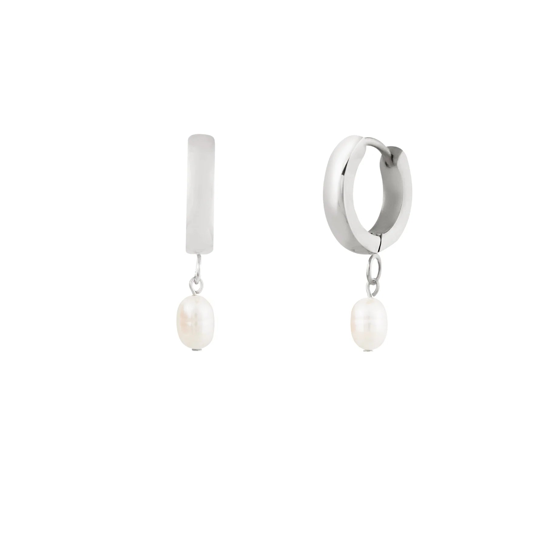 Anneaux Pearl - Argent