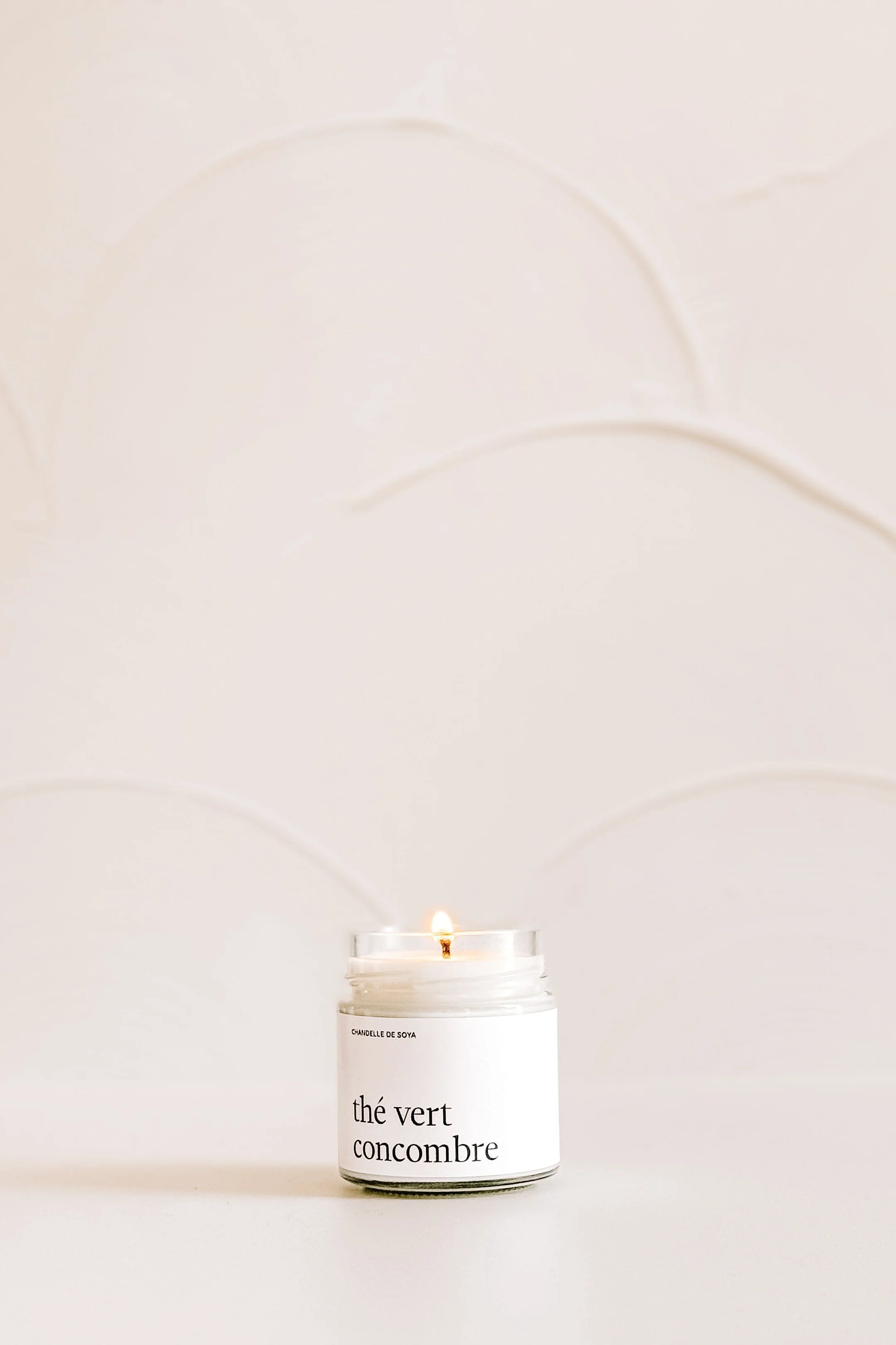 Chandelle de soya - Thé vert concombre