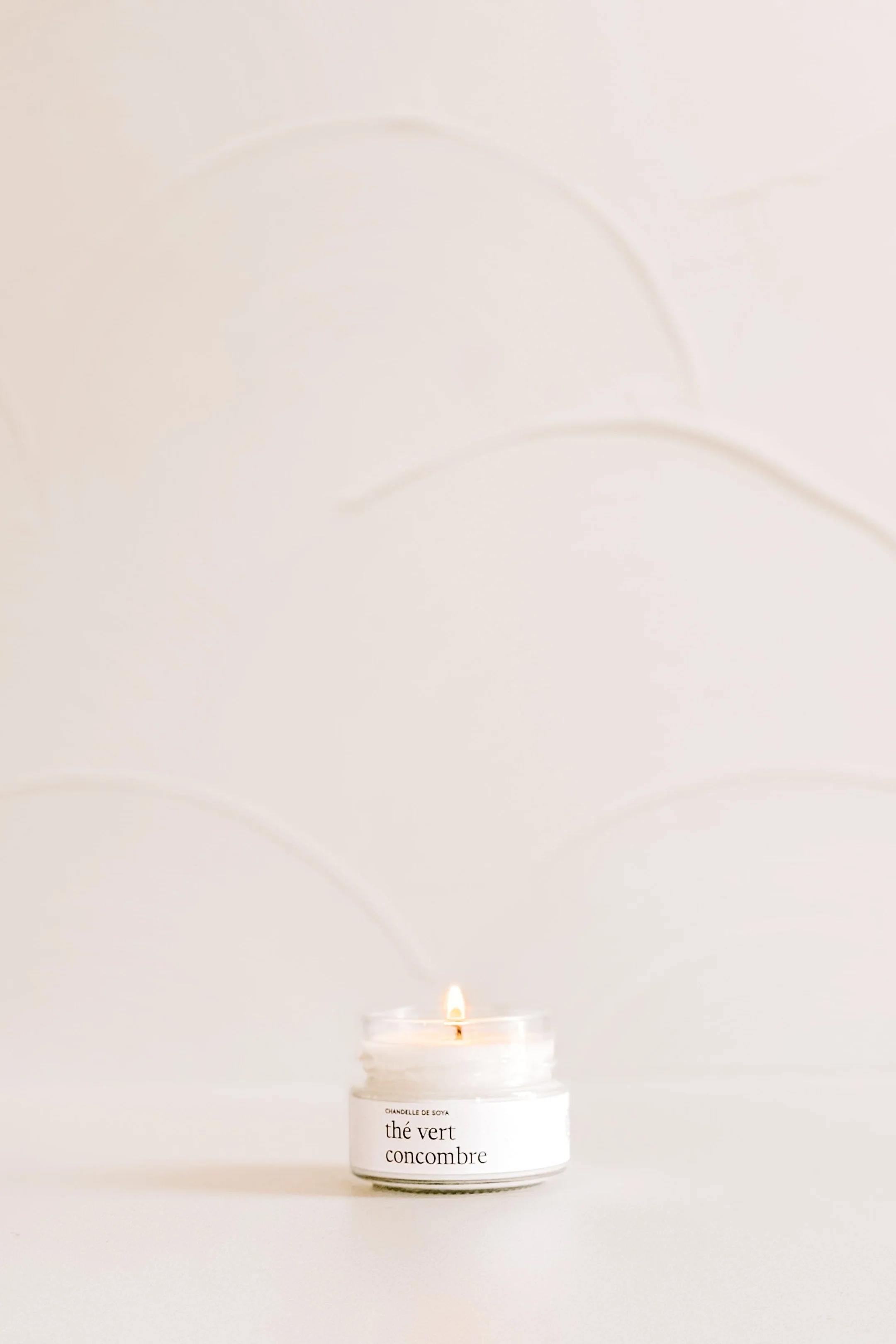 Chandelle de soya - Thé vert concombre
