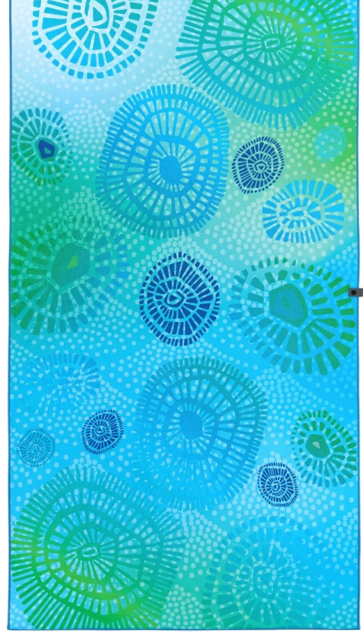 Serviette de plage en microfibre XL - Les tortues de mer