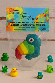 Bombe de bain surprise - Toucan éclatant