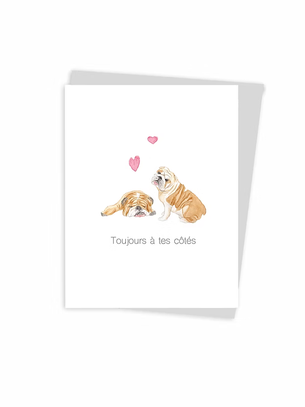 Carte de souhaits - Toujours à tes côtés