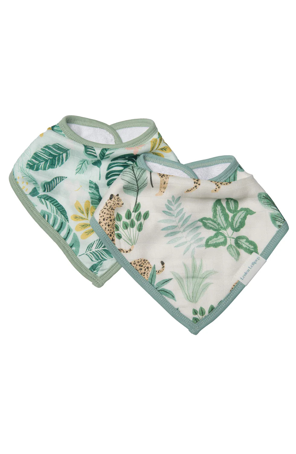 Ensemble de bavoirs bandana - Jungle tropicale
