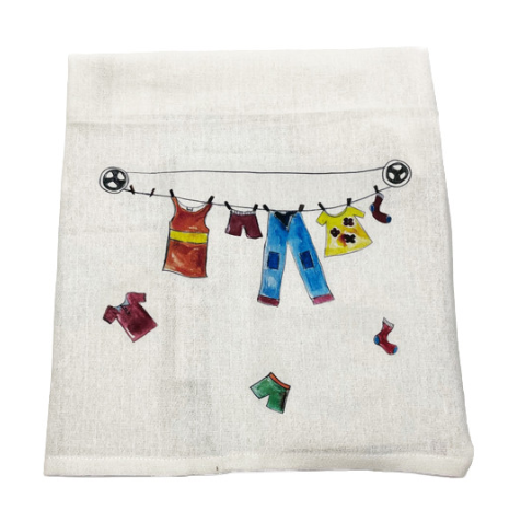 Linge à vaisselle - Corde à linge