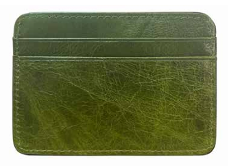 Fente pour cartes de crédit - Vert